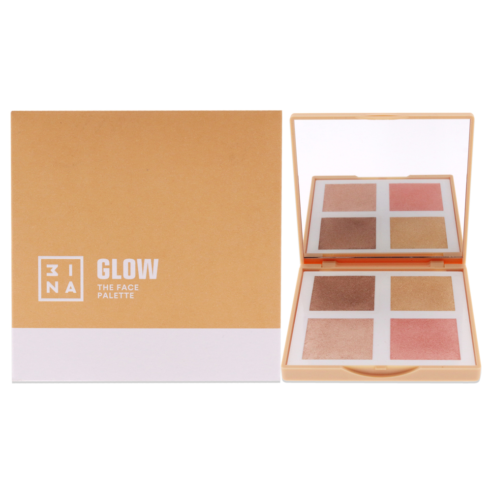 The Glow Face Palette by 3Ina for Women - 0.35 oz Palette